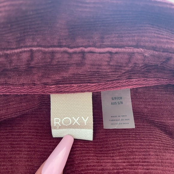 Roxy corduroy maroon jacket small - Picture 6 of 7